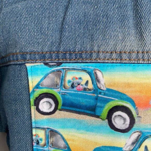 Toddler Custom Car Theme Jean Jacket Size 4 NWT - Picture 8 of 15